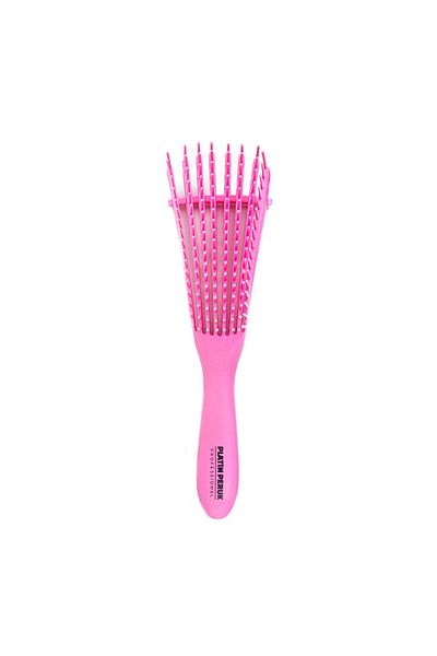 Platin Peruk Detangling Adjustable Hair Brush Pink Comb