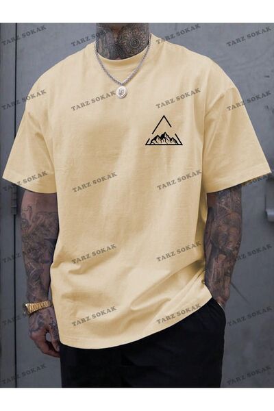 Advantage Ανδρικό μπλουζάκι με μοτίβο βουνού CODE Advantage Trend