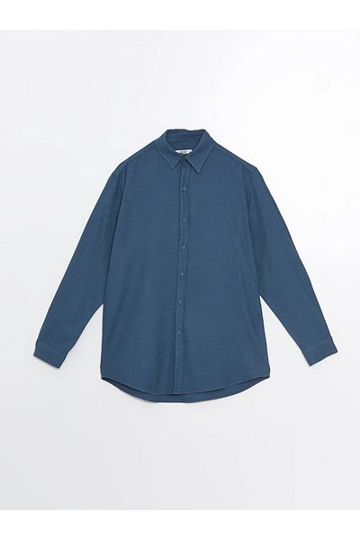 LC Waikiki LCW Casual - Cămașă cu mânecă lungă pentru bărbați, potrivire standard