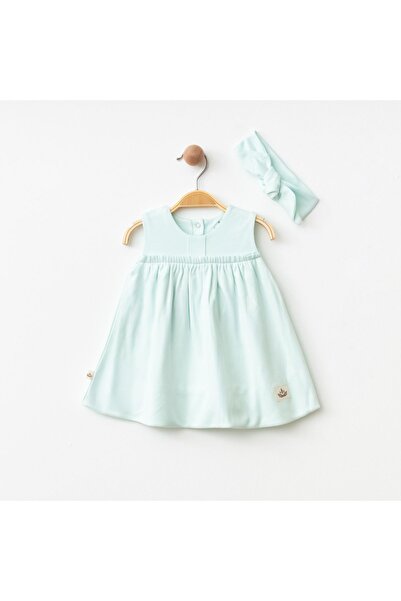 Minimus فستان بحمالات قطنية للفتيات الصغيرات - بدلة نموذج الأميرة مع عصابة رأ...