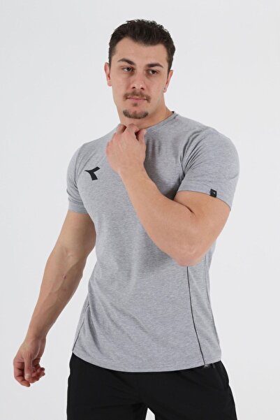 Diadora Μπλουζάκι Saturn Training Grey Melange