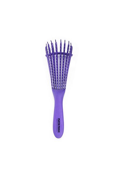 Platin Peruk Detangling Adjustable Hair Brush Purple Comb