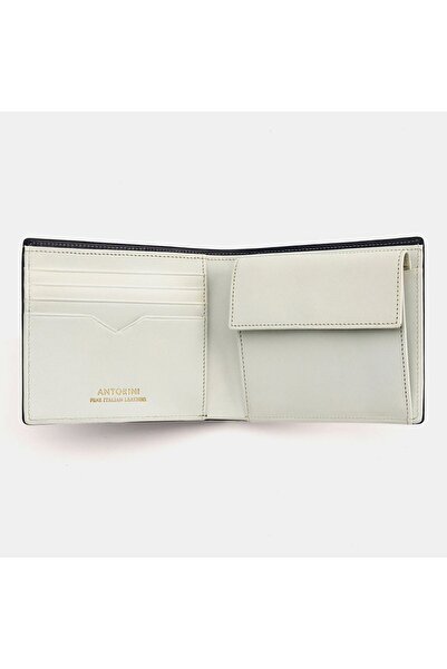 ANTORINI Berluti Genuine Leather Men's Wallet with Coin Pocket Made in Italy - Card Holder