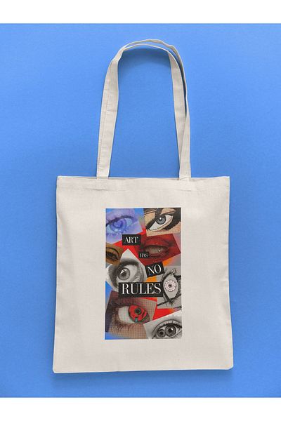 daystore Το Art Has No Rules υφασμάτινη τσάντα