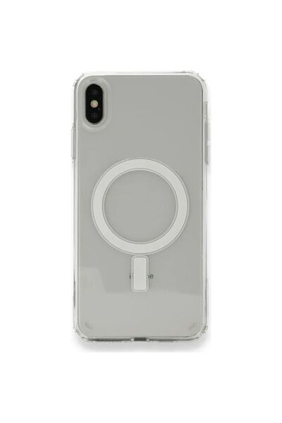 Multitronic iPhone X ve Xs Uyumlu Magsafe Özellikli Koruyucu Sert Şeffaf Kılı...