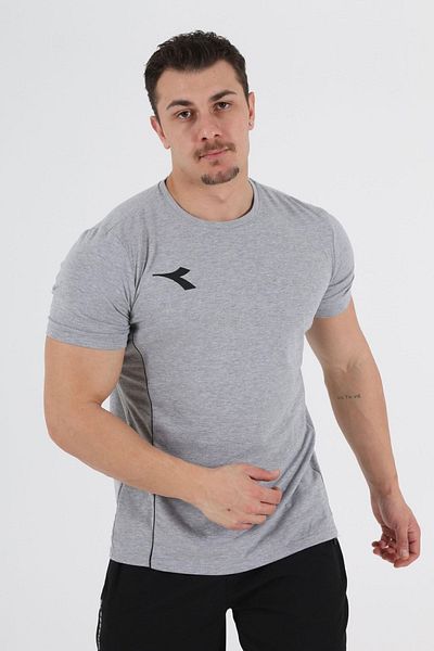 Diadora Μπλουζάκι Saturn Training Grey Melange