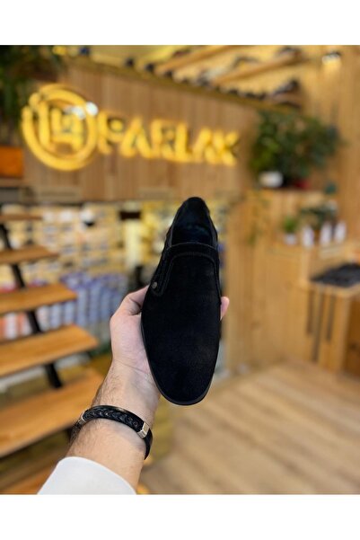 Parlak Deri Süet Klasik Ayakkabı