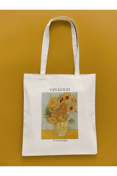 daystore Van Gogh Sunflower - υφασμάτινη τσάντα