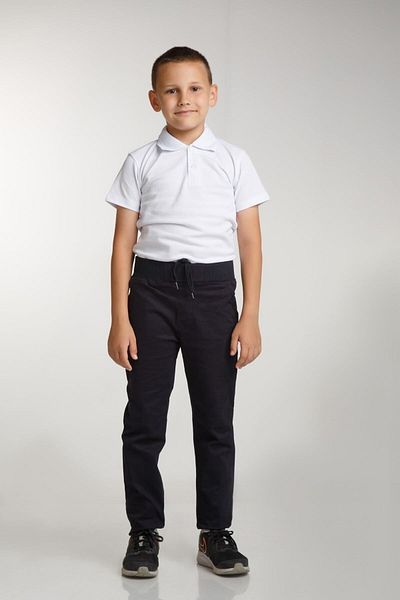 vyloo Children's School Pants - Elastic Waist and Ribbed