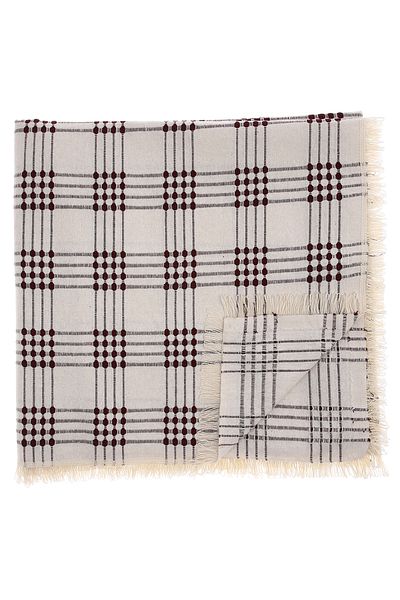 TUNCAY TEKSTİL Black 100% Cotton Buldan Work - Four Comb Seat Cover, 180 x 300 EN X BOY Shaped