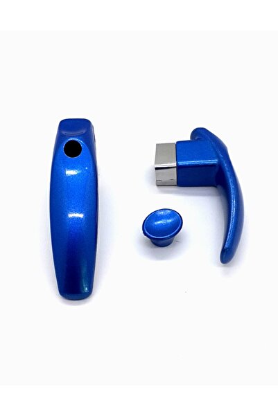 Genel Markalar Emaye Universal Çaydanlık Kulp Sap Seti Mavi Mavi