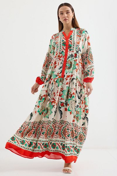Bigdart 2423 Rochie Hijab Authentic Model - Roșu