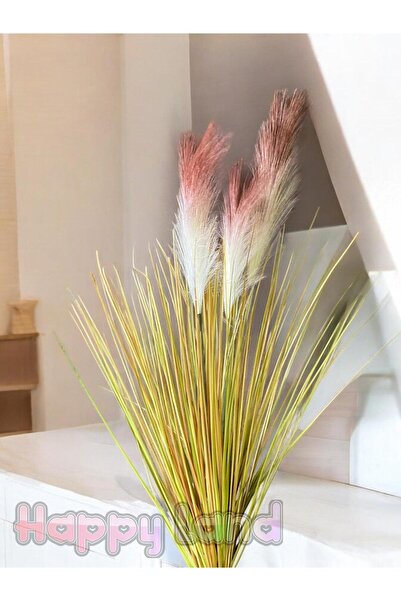 Happyland Yapay Pampas Demeti Kızıl Uçlu 85 Cm
