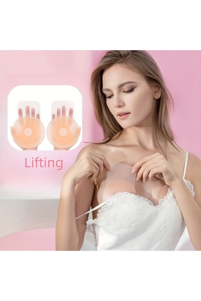 İXOMAN Göğüs Şekillendirici & Dikleştirici Bant Slikon Sütyen Meme Ucu Kapatı...