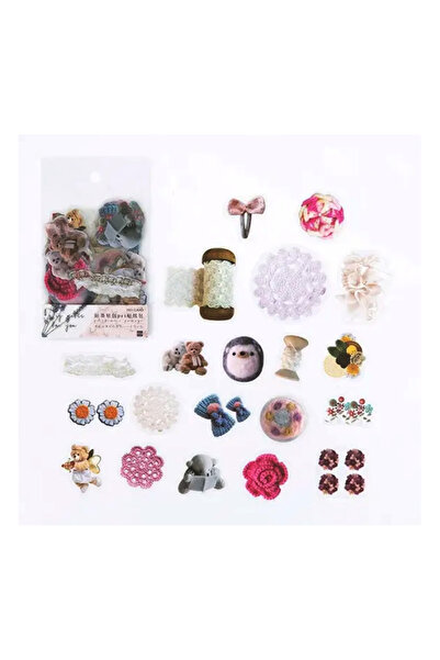 Vox Art Vintage Şeffaf Pet Sticker 4-8cm 40 adet