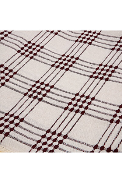 TUNCAY TEKSTİL %100 Pamuklu Buldan İşi Dört Tarak siyah koltuk Örtüsü Ölçüsü:180 x 220  EN X BOY ŞEKLİNDEDİR