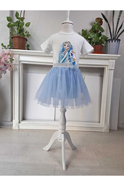 SPTEKS Elsa T-Shirt ve Tütü Etek Takımı