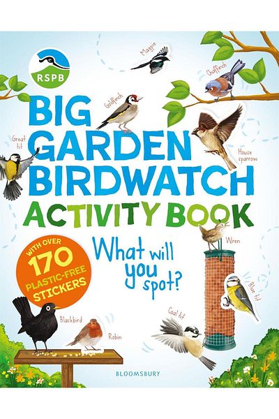 Bloomsbury RSPB Big Garden Birdwatch - 170+ Stickers Detailed Essential Birdwatching Activity Book