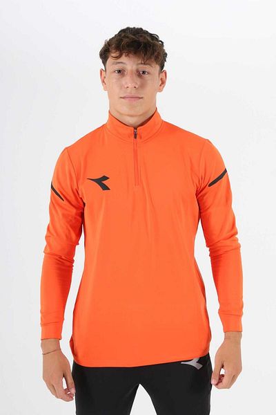 Sweat le coq sportif orange shop