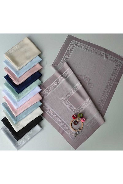 sarra Etamin Pano Prayer Rug - Gray