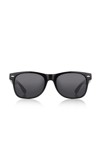 The Collection Black Unisex Sunglasses