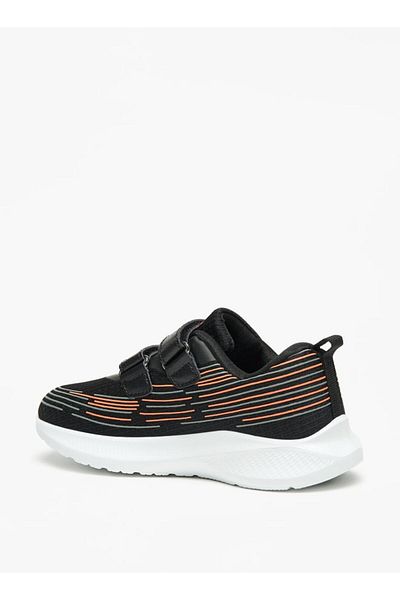 Kappa Boys' Logo Detail Sports Shoes with Hook and Loop Closure