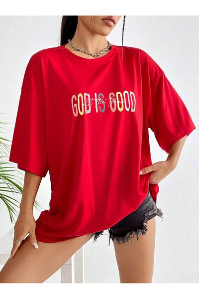Medinenur Unisex God is Good Printed T-Shirt