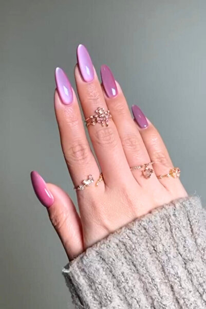 Dvl Kedi Gözü 12'li Takma Tırnak - Cat Eyes (Yansımalı) Kendinden Yapışkanlı Takma Tırnak Seti