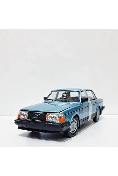 WELLY 1.24 ÖLÇEK WELLY MARKA LİSANSLI VOLVO 240 GL MAVİ RENK