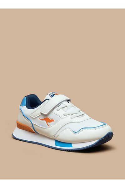 Kangaroos Boys' Panelled Sports Shoes with Hook and Loop Closure
