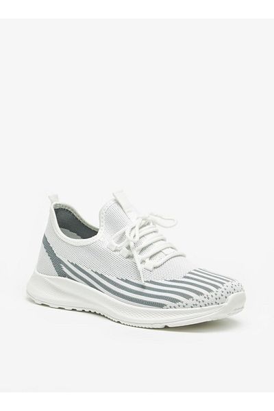 Oaklan by Shoexpress Oakland By Shoexpress Striped Sports Shoes with Lace-Up Closure