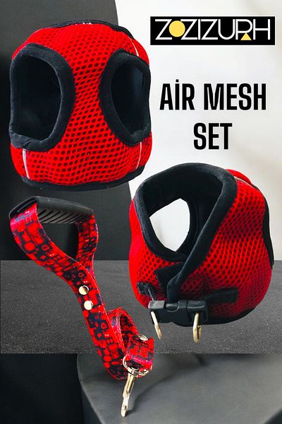 z zizuph Airmesh Dog Breast Cover and Lover Strap Set