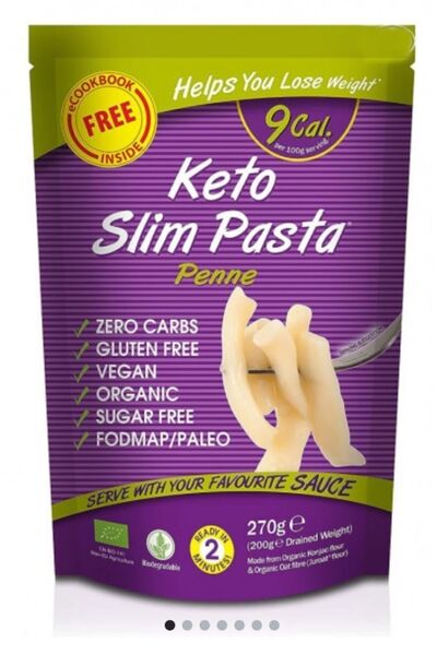 Tassya Ketojenik Konjac Noodle Makarna Penne 9kcal (VEGAN, KARBONHİDRATSIZ, G...