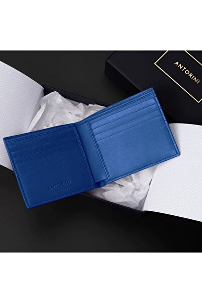 ANTORINI Ferretti Hakiki Deri İtalyan Malı Erkek Cüzdan - Kartlık