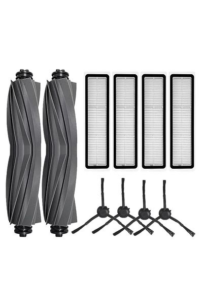 Mija Dreame D10s Pro - Black Replacement Filter and Brush Mega Set