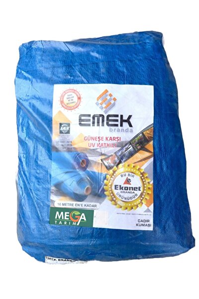 ORDU MEGA TARIM Ekonet Mavi Su Geçirmez Çadır Brandası 3x5