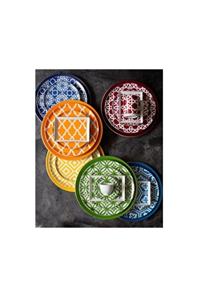 Porland Morocco 18 Parça 6 Kişilik Ikram Ve Kahvaltı Takımı 04a P021276