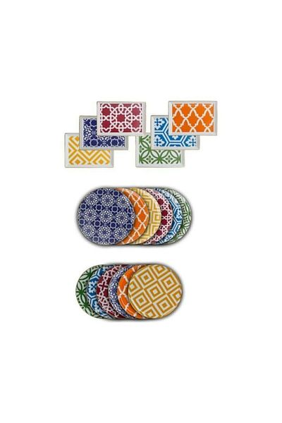 Porland Morocco 6 Person Catering and Breakfast Set - 18 Pieces 04a P021276