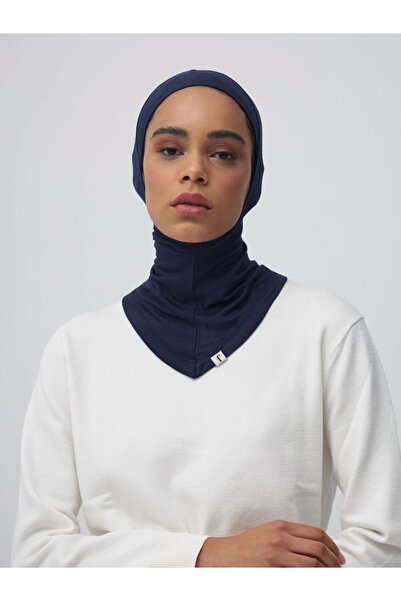 Femple Modest Синій Renkli Full Bone Underscarf