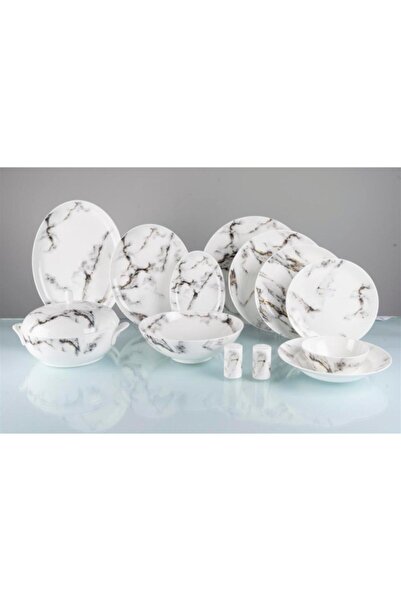 Prouna Marble Venice Fog Yemek Takımı 72 Parça
