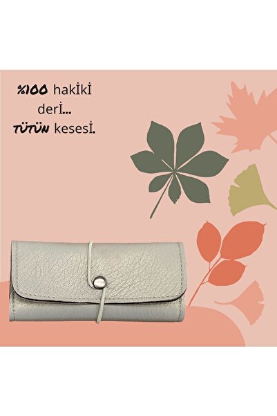 TULEİ Hakiki Deri Tütün Kesesi, Tütün Saklama Kesesi, Tütün Cüzdanı