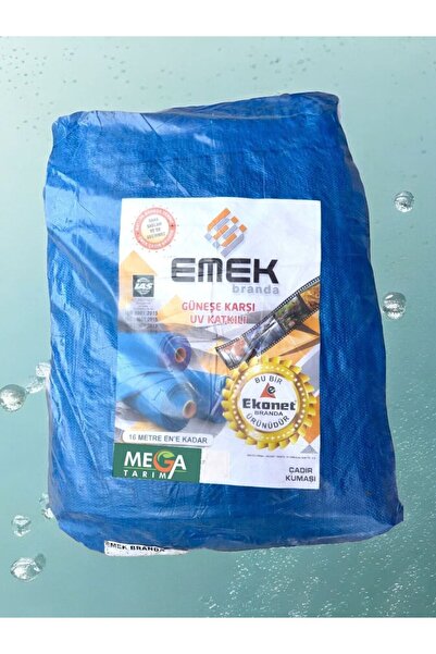 ORDU MEGA TARIM Ekonet Mavi Su Geçirmez Çadır Brandası 10x12