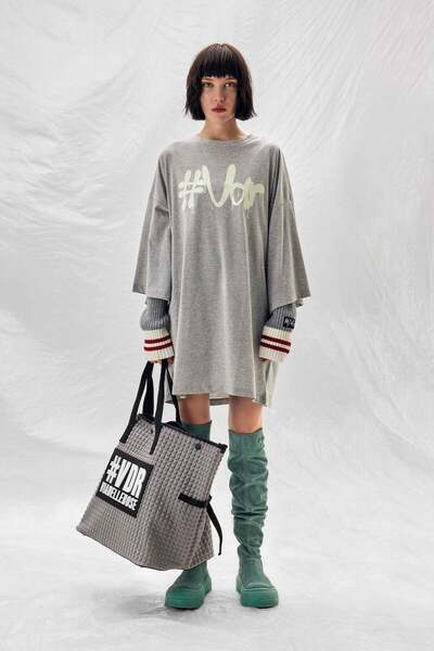 VDR Gri Melanj Tunik 14098