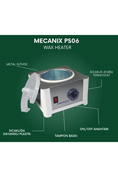 MECANIX PS06 Profesyonel Metal Gövde Sir Ağda Isıtıcı