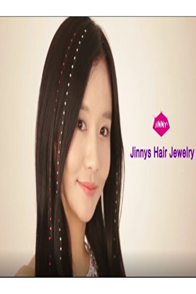 JINNY'S 96 Adet Saç Taşı Saç Kristali Saç Simi Aksesuarı