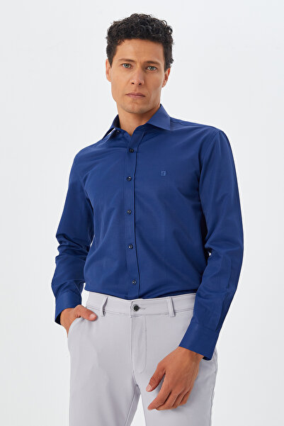 ModaPlaza Чоловіча сорочка з довгими рукавами Slimfit 2144