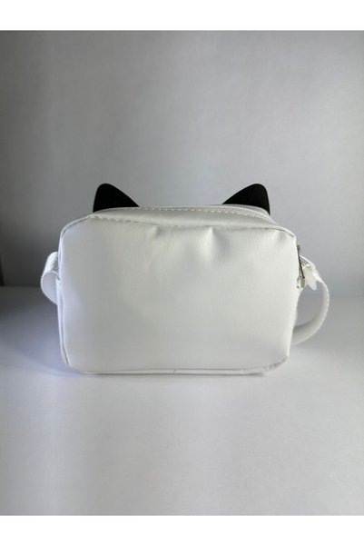 MEYL ÇANTA Cat Patterned Small Shoulder Bag with Strap