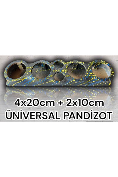 Oduncu Tuning Özel Boyalı Siyah Üniversal Pandizot (4x20cm+2x10) Midrange Uyumlu