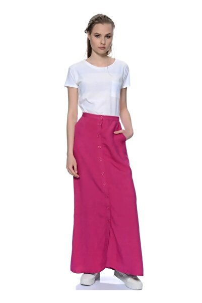 SARIŞIN DÜKKAN Dark Pink L. Imon Women's Skirt