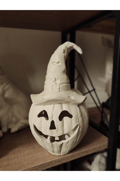 BilgeCe hoMe Boyasız Ham Cadılar Bayramı Heykeli, Boyasız Hallowen heykeli,  Polyester Heykel